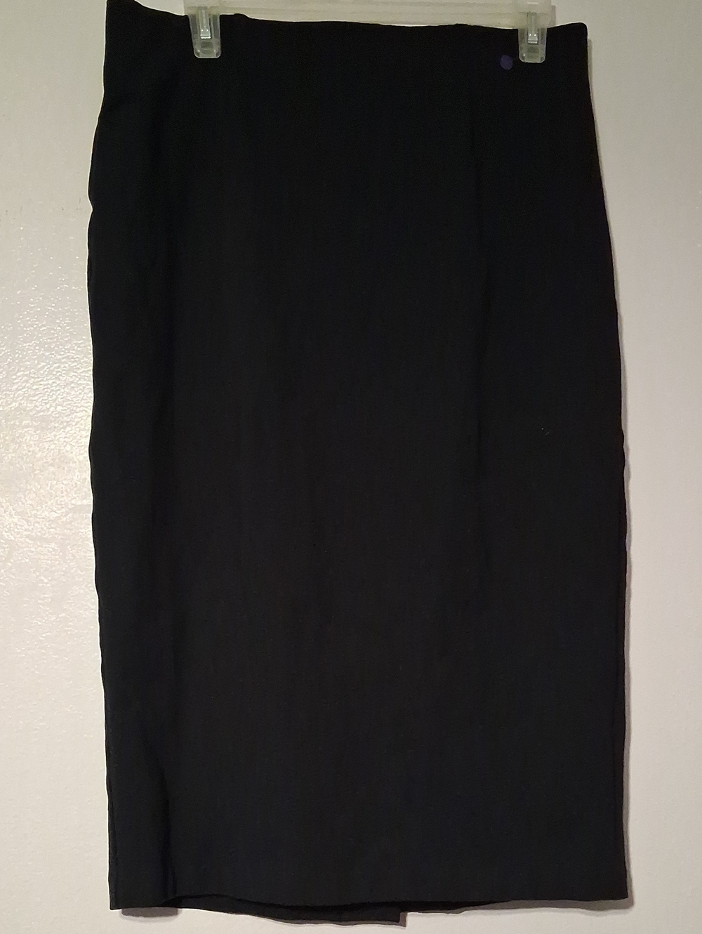 Classic Black Stretchy Pencil Skirt - Women's Professional Skirt